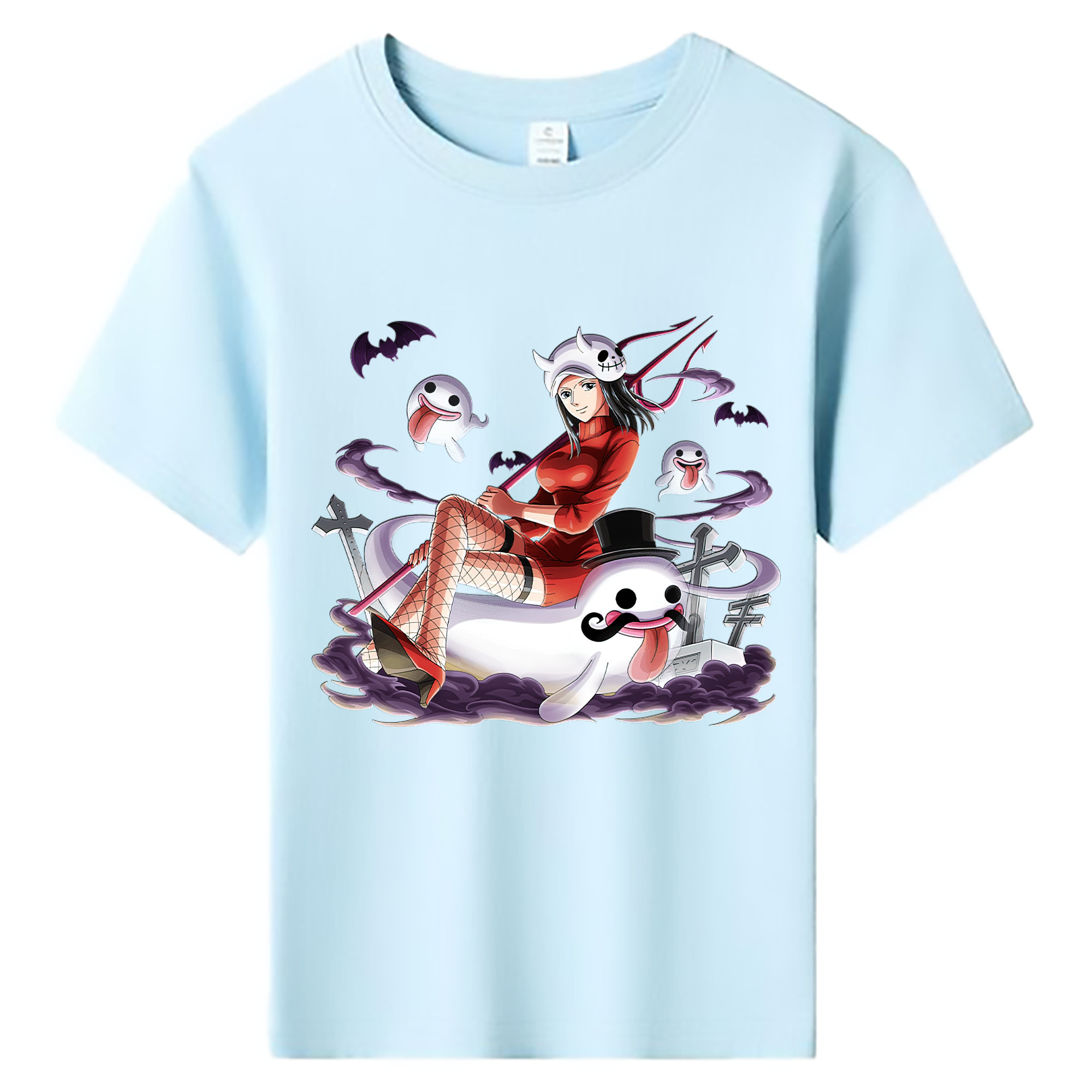 （画像用） ワンピース ニコ・ロビン ONE PIECE Nico Robin 綿100％キッズTシャツ（フロントプリント）